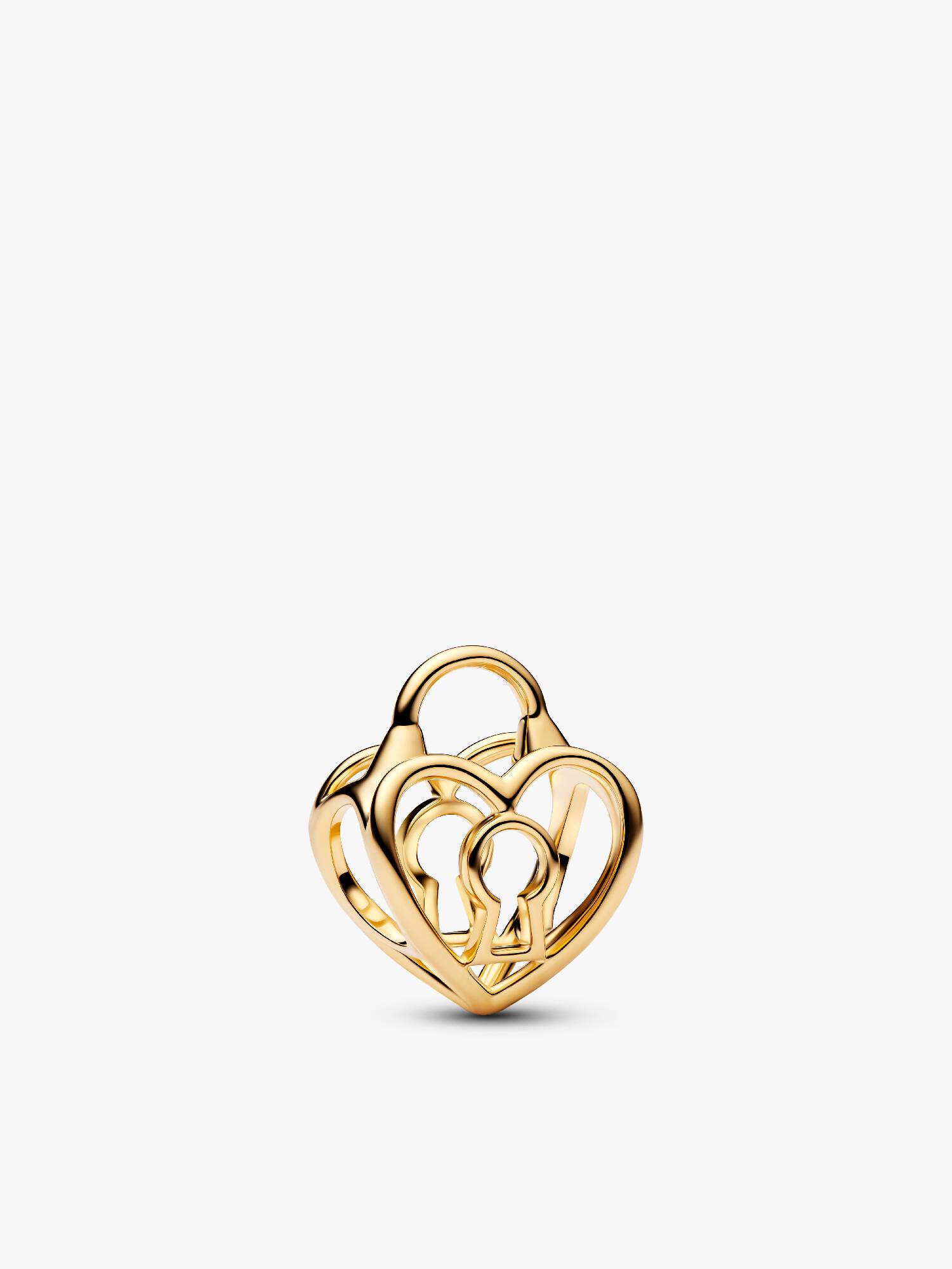 Charm Cadenas Cœur Ajouré
