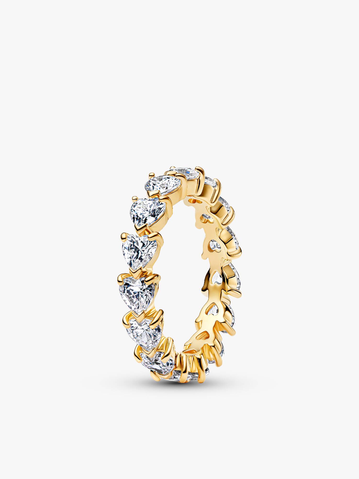 Anello a fascia Cuori