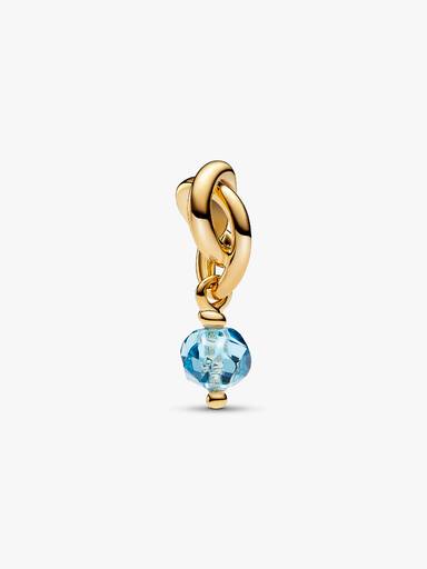 Marzo Pendente Cerchio Eterno Azzurro Marzo