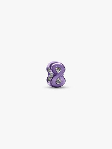 Violettes Unendlichkeits-Mini-Charm