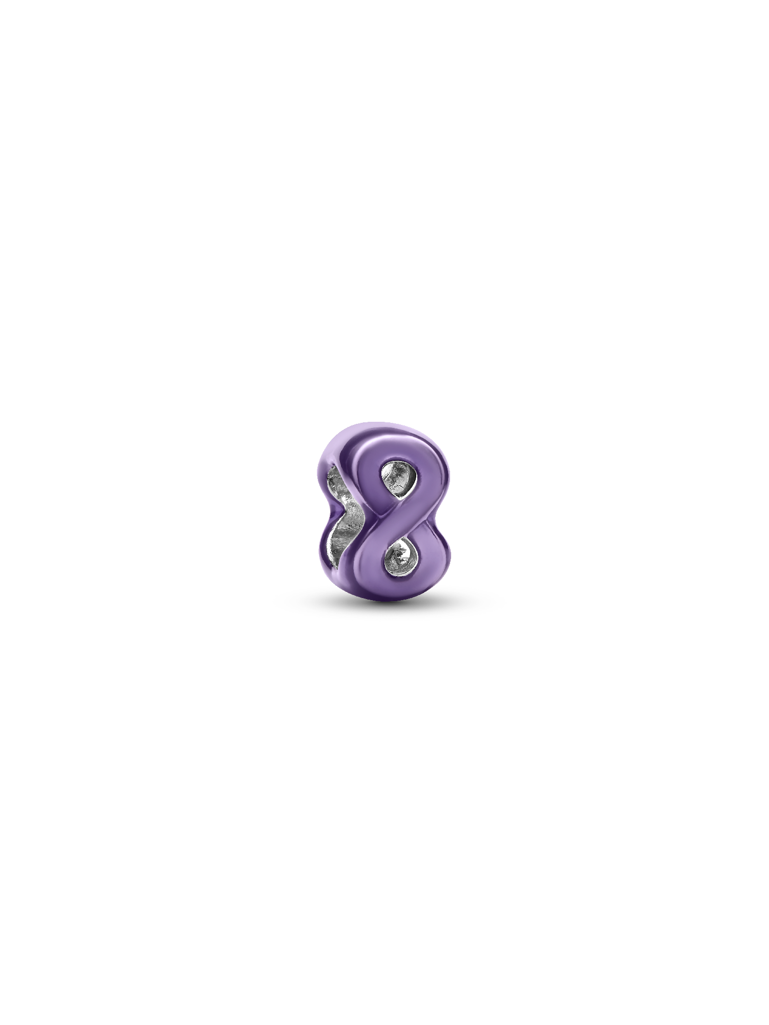 Violettes Unendlichkeits-Mini-Charm