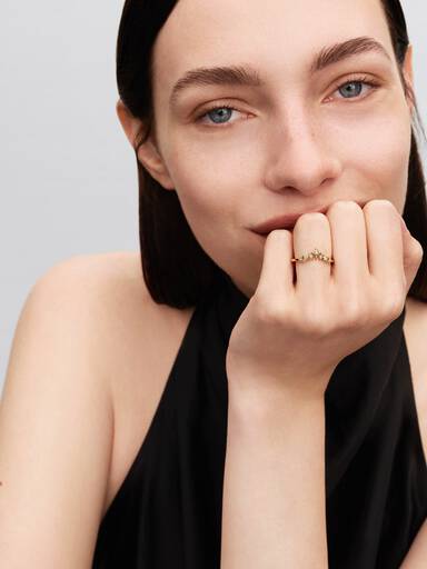 Bague Diadème Étoiles