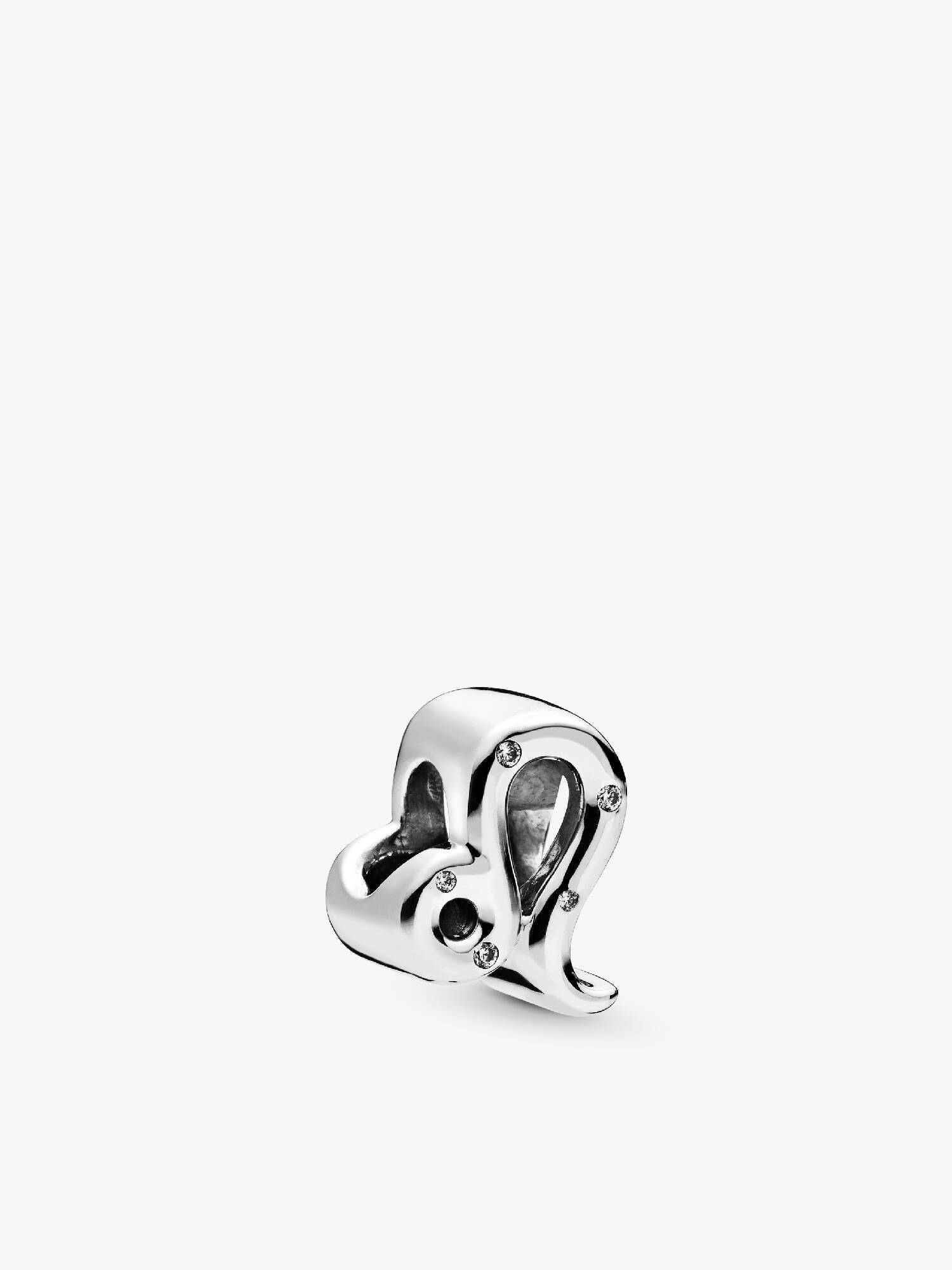 Charm dello zodiaco Leone scintillante