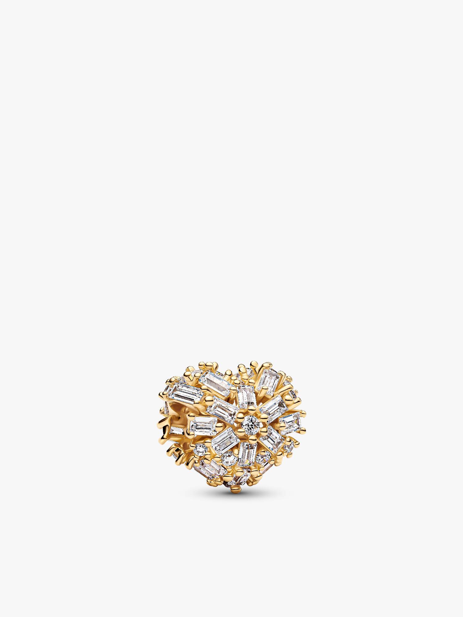 Funkelndes Herz Charm