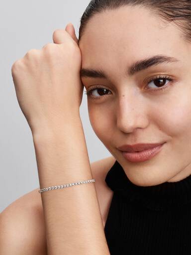 Bracciale tennis scintillante