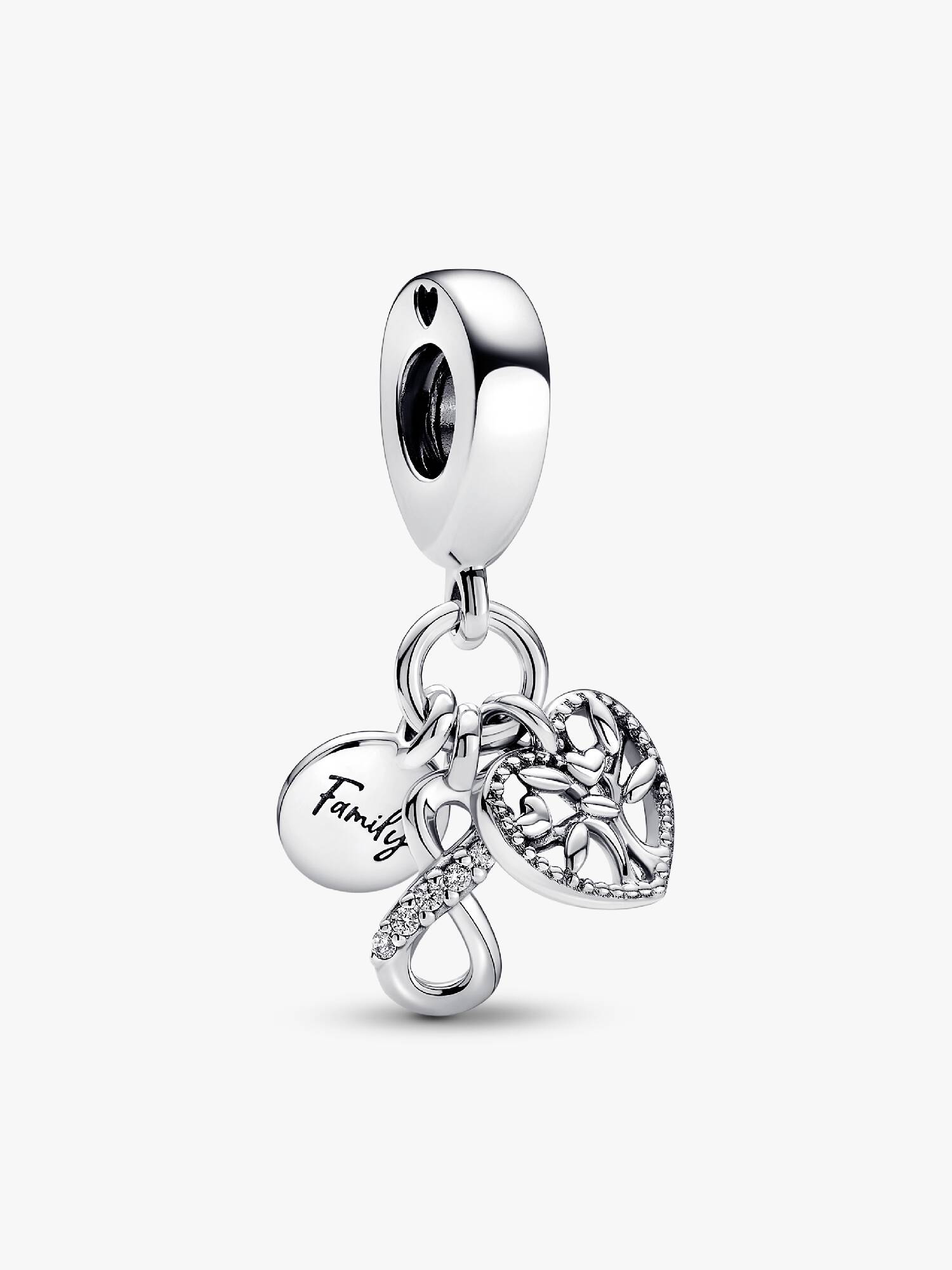 Charm Pendant Triple Infini Famille