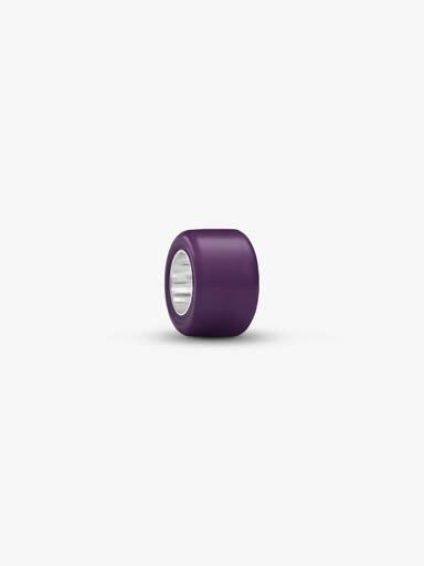 Violettes Murano-Glas Mini-Charm