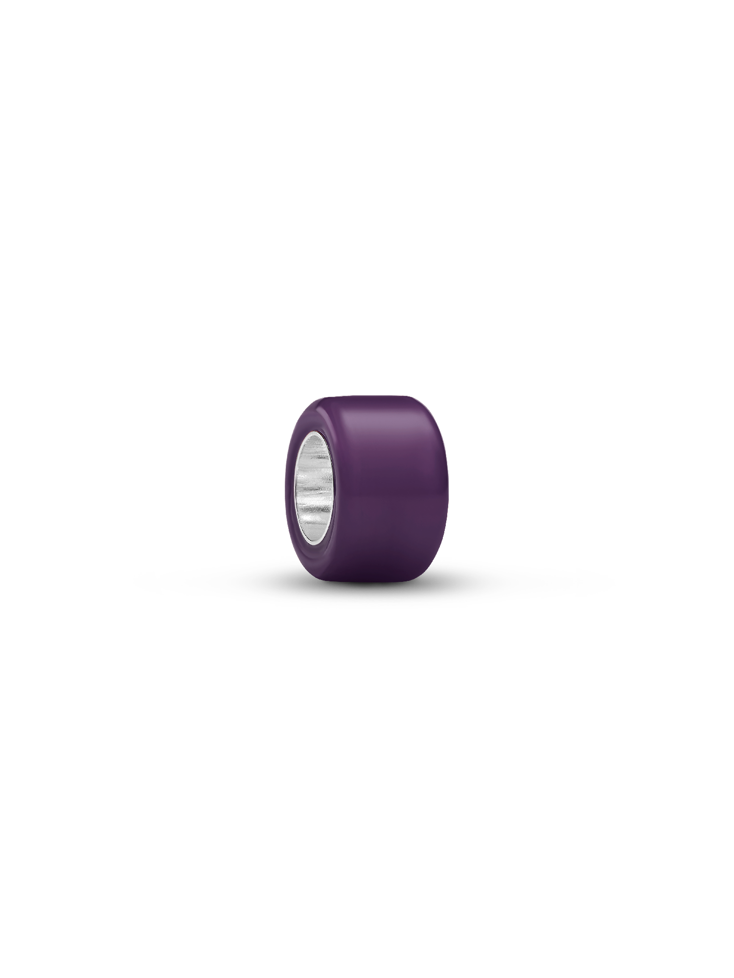 Violettes Murano-Glas Mini-Charm