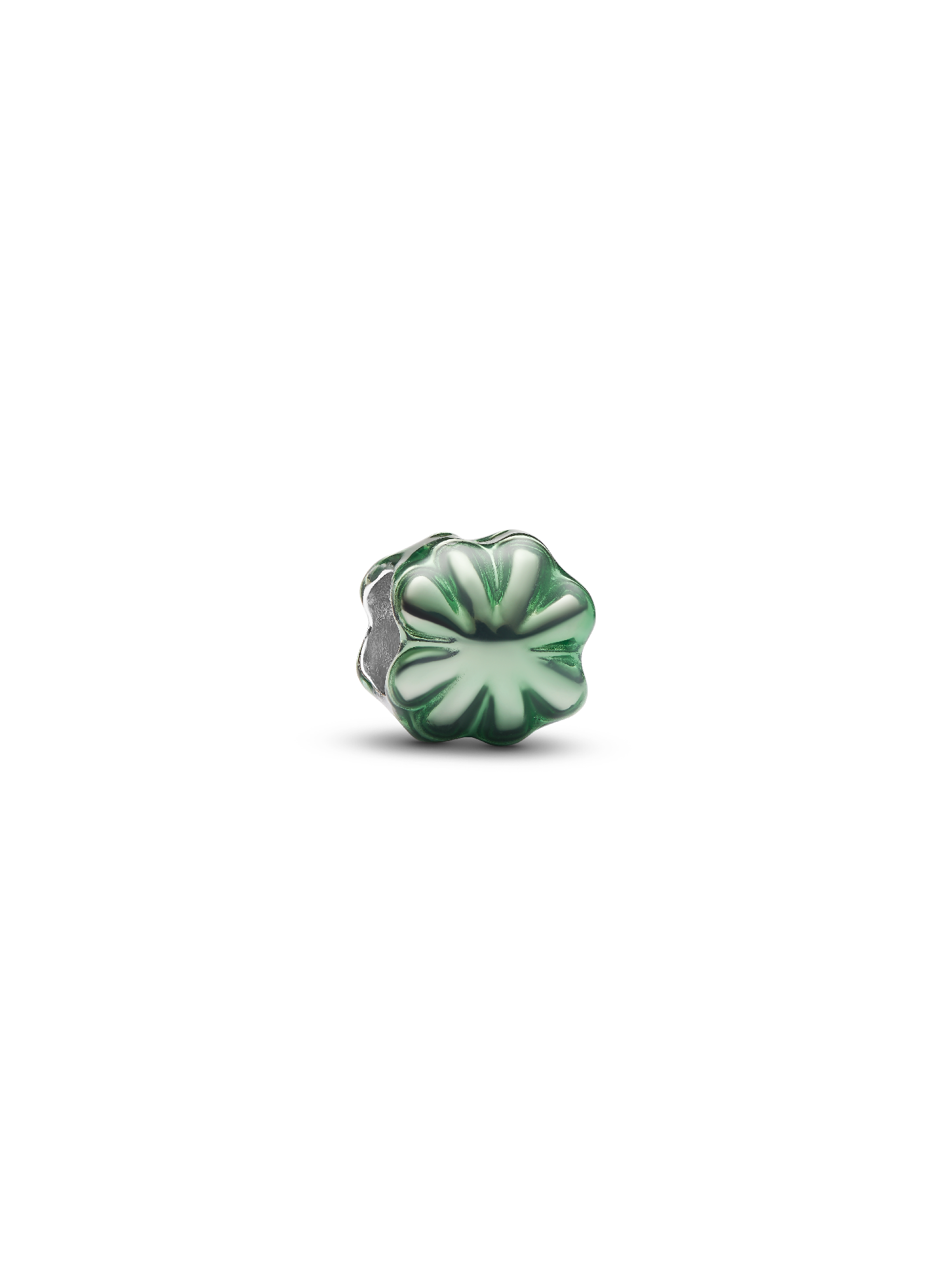Grünes Kleeblatt Mini-Charm