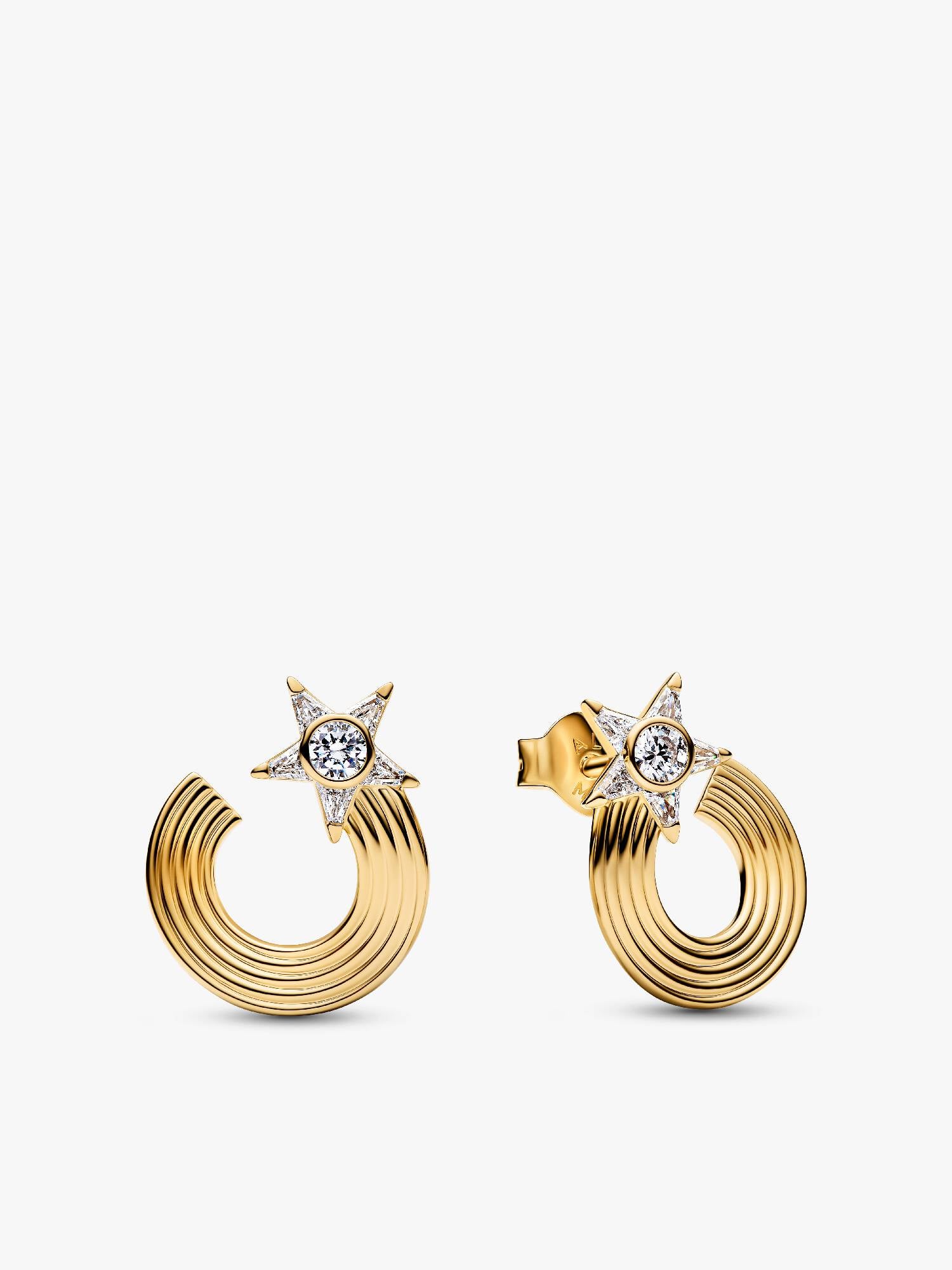 Clous d’Oreilles Étoile Filante Scintillante