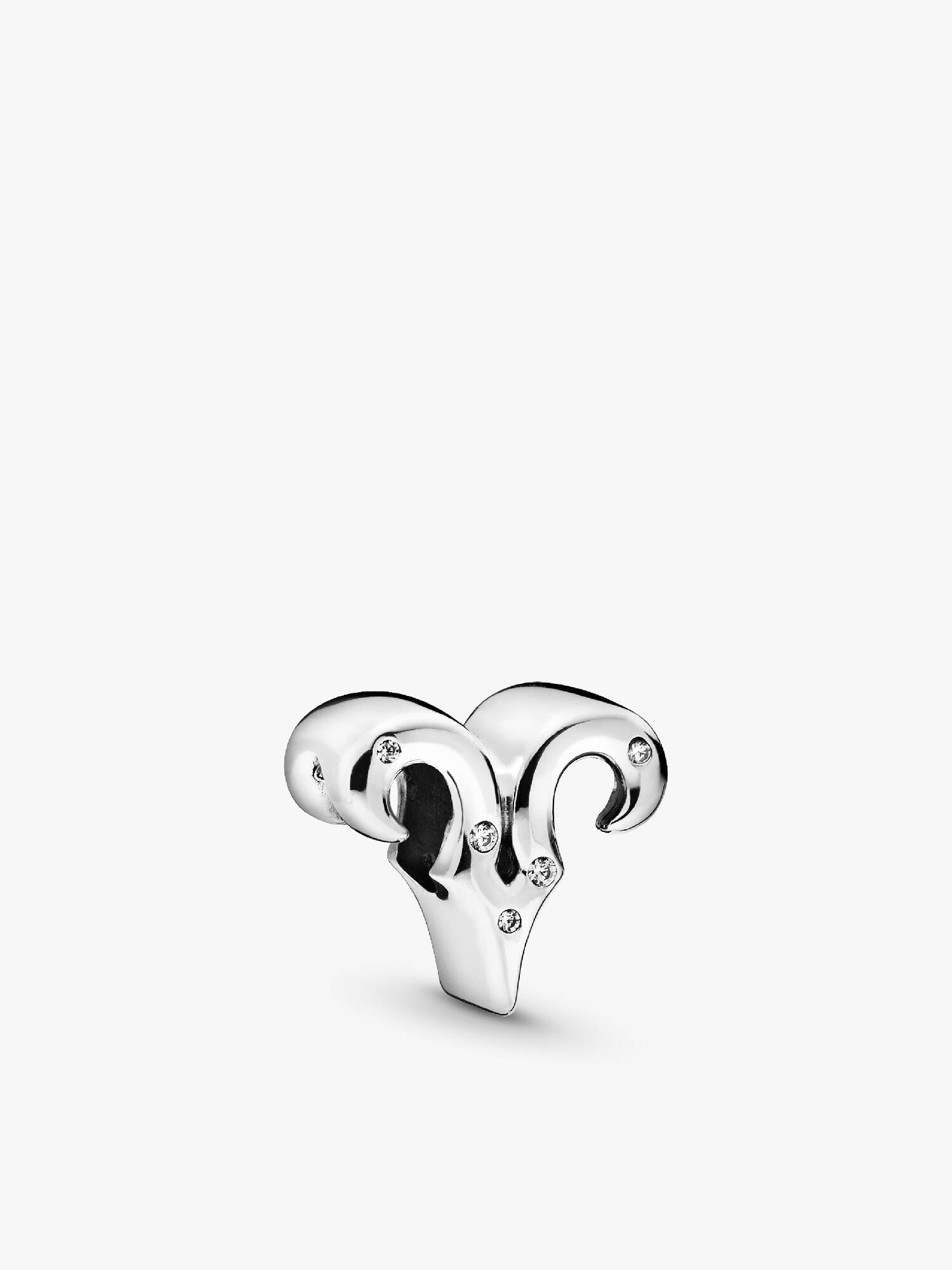 Charm dello zodiaco Ariete scintillante