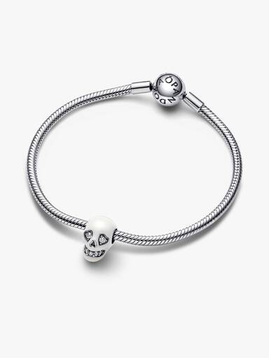 Charm Teschio scintillante che risplende al buio