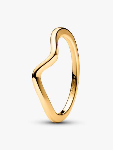 Polierte Welle Ring
