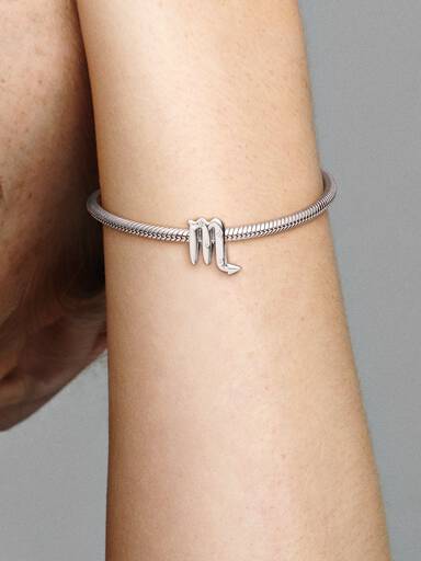 Funkelnder Skorpion Sternzeichen-Charm