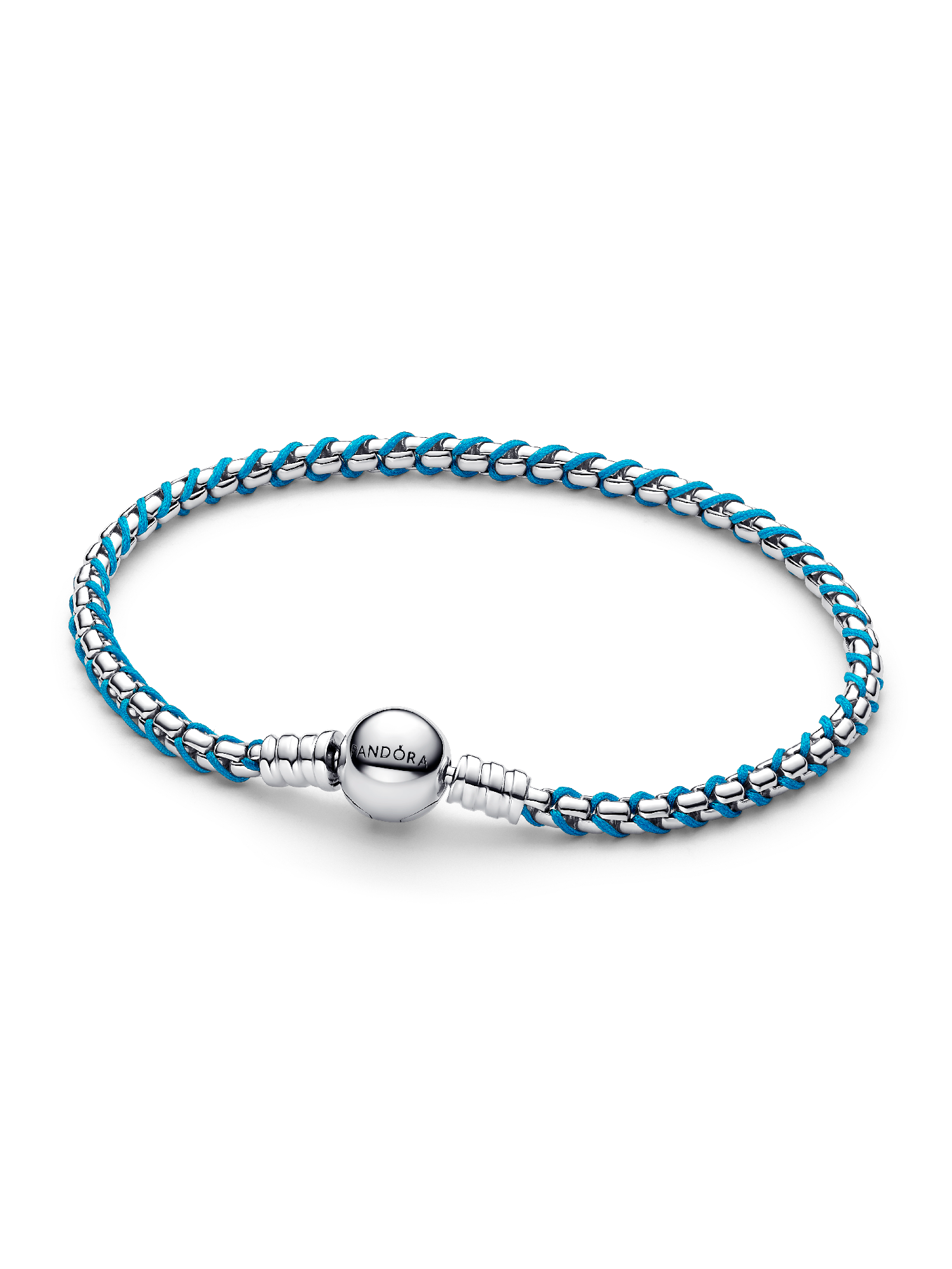 Blaue Kordel Gliederarmband