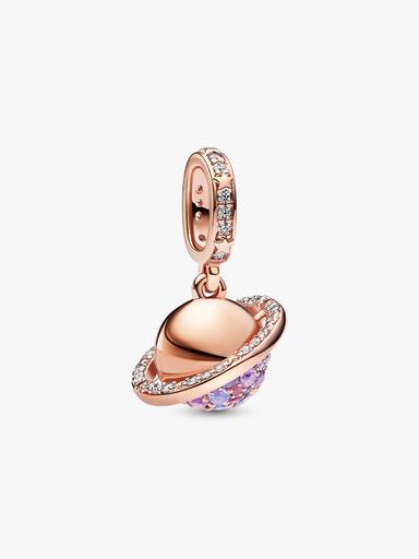 Charms Pendentifs Planète Saturne pétillante