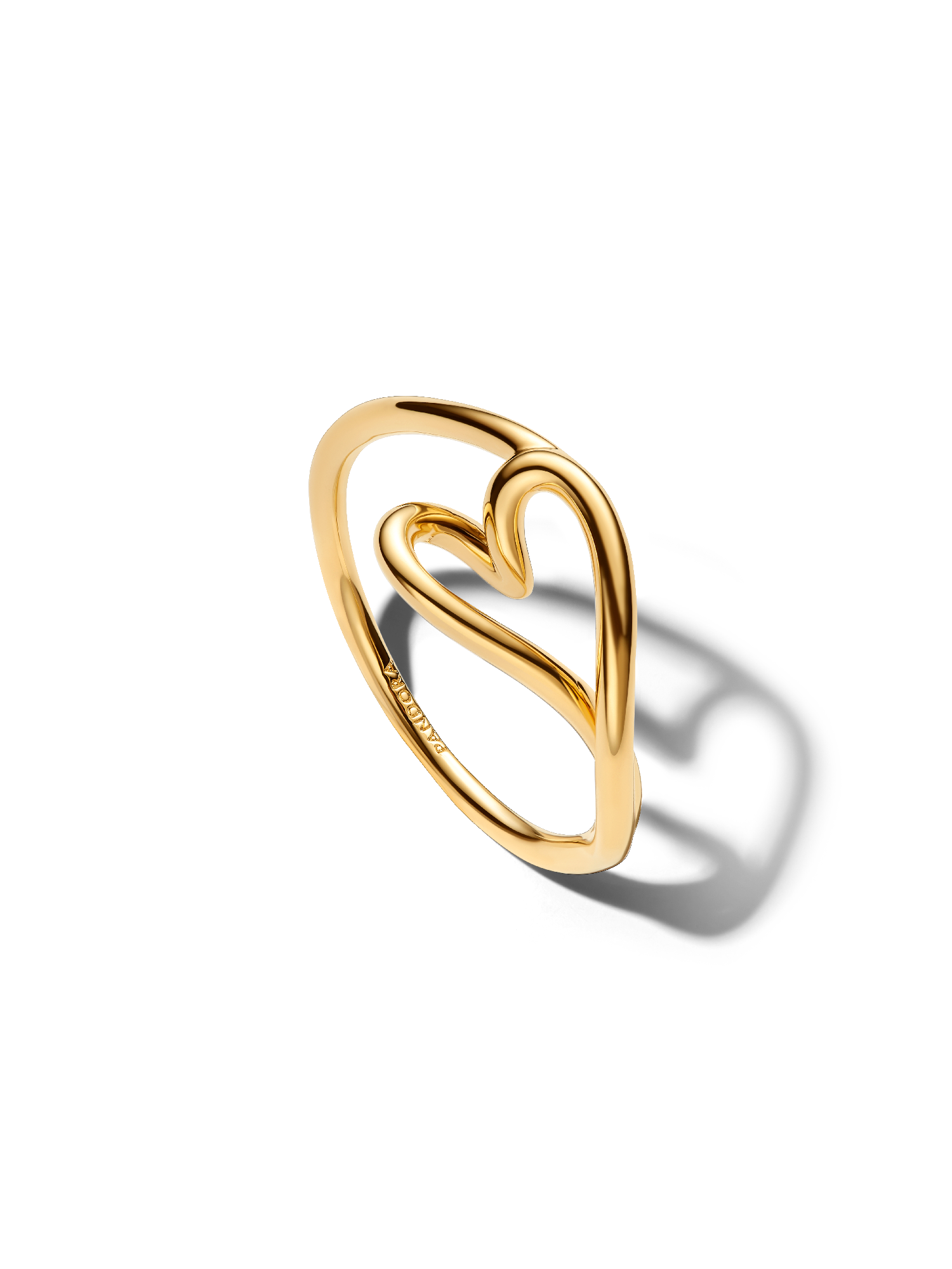 Organisch Geformtes Herz Kleiner Ring