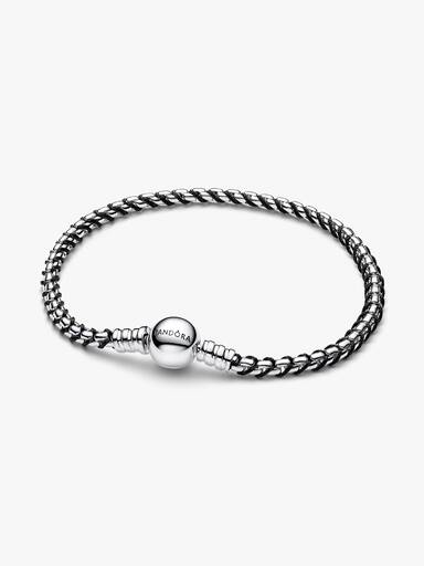Bracciale Intreccio Tessuto Nero