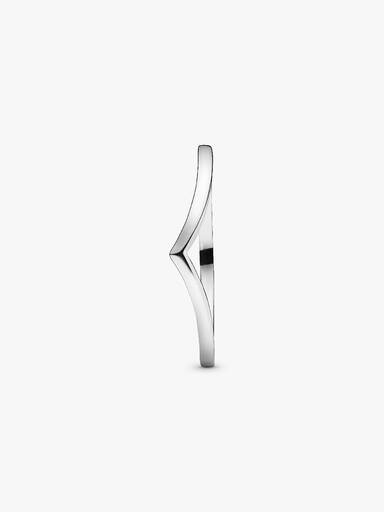 Bague V brillante