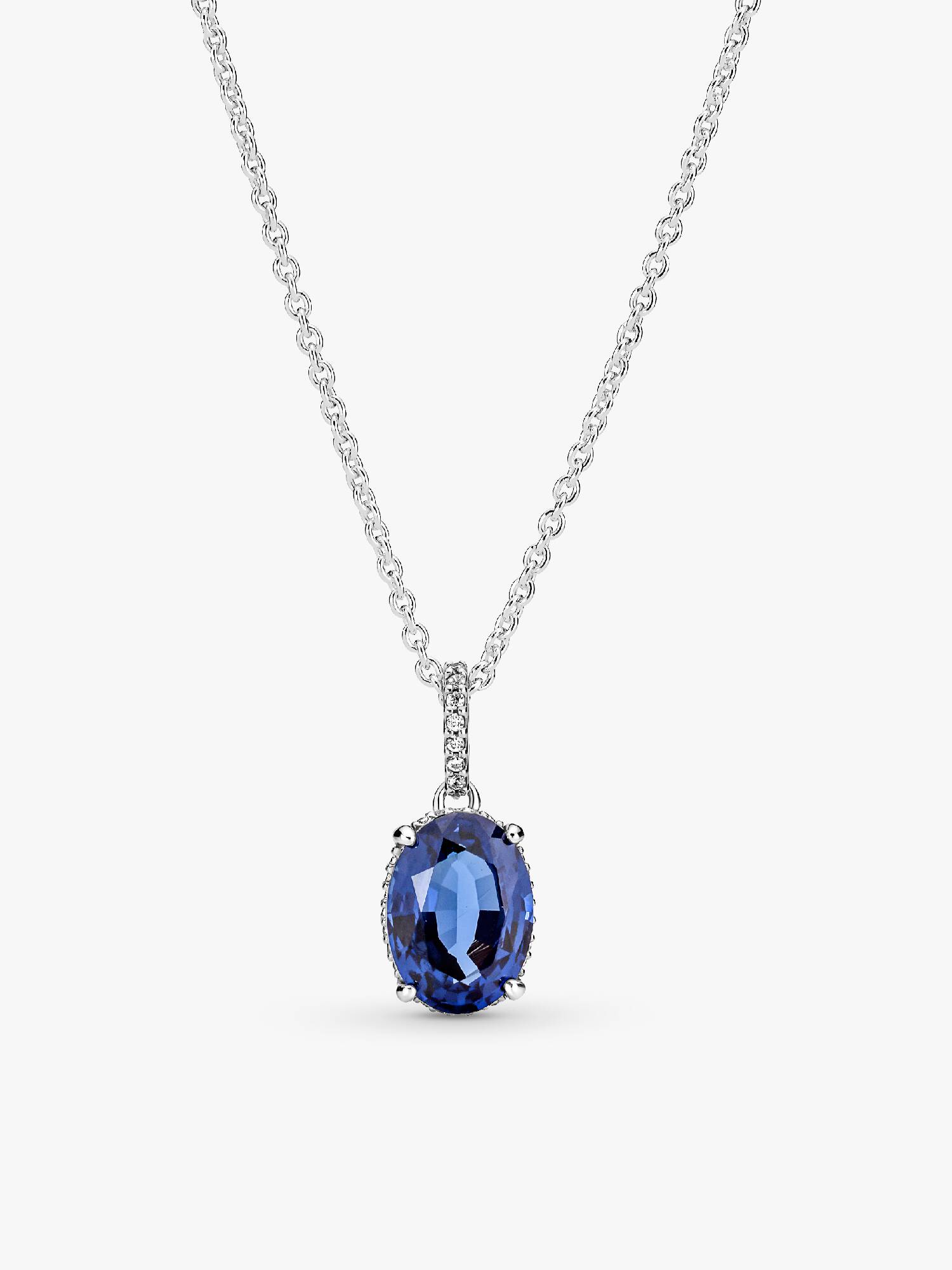 Collana con pendente scintillante
