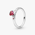 Funkelndes Rotes Herz Ring Funkelndes Rotes Herz Ring