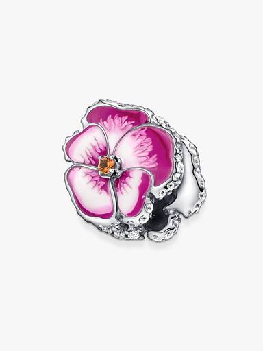 Charm Viola del pensiero rosa