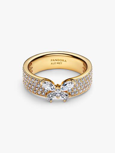 Bague Audacieuse Papillon Scintillante