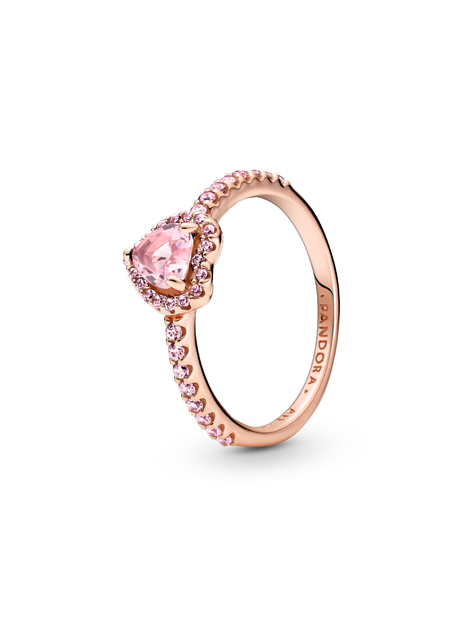 Funkelndes Erhabenes Herz Ring