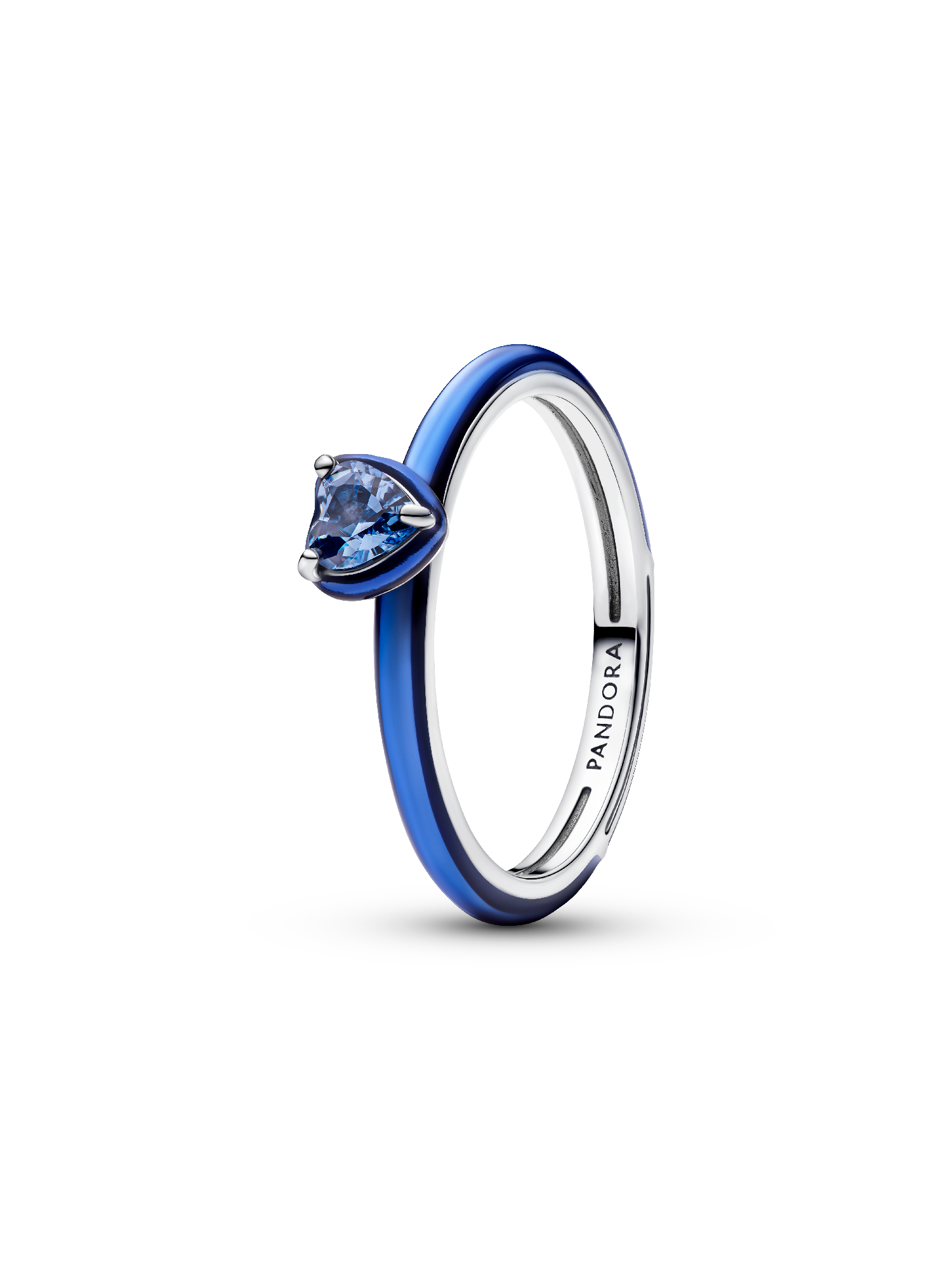 Blaues Chakra Herz Ring