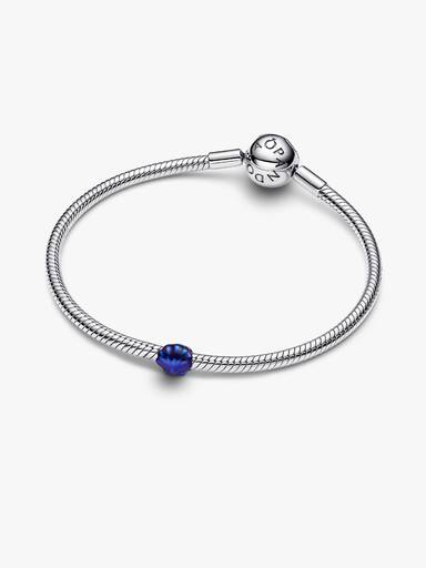 Blaue Muschel Mini-Charm