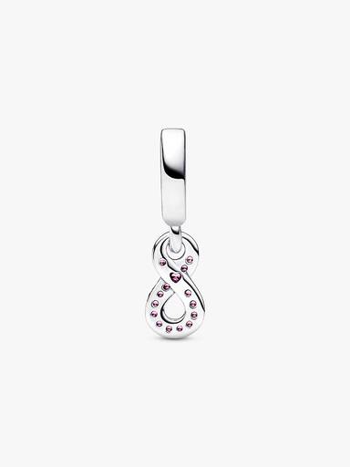 Charm pendente Infinito scintillante