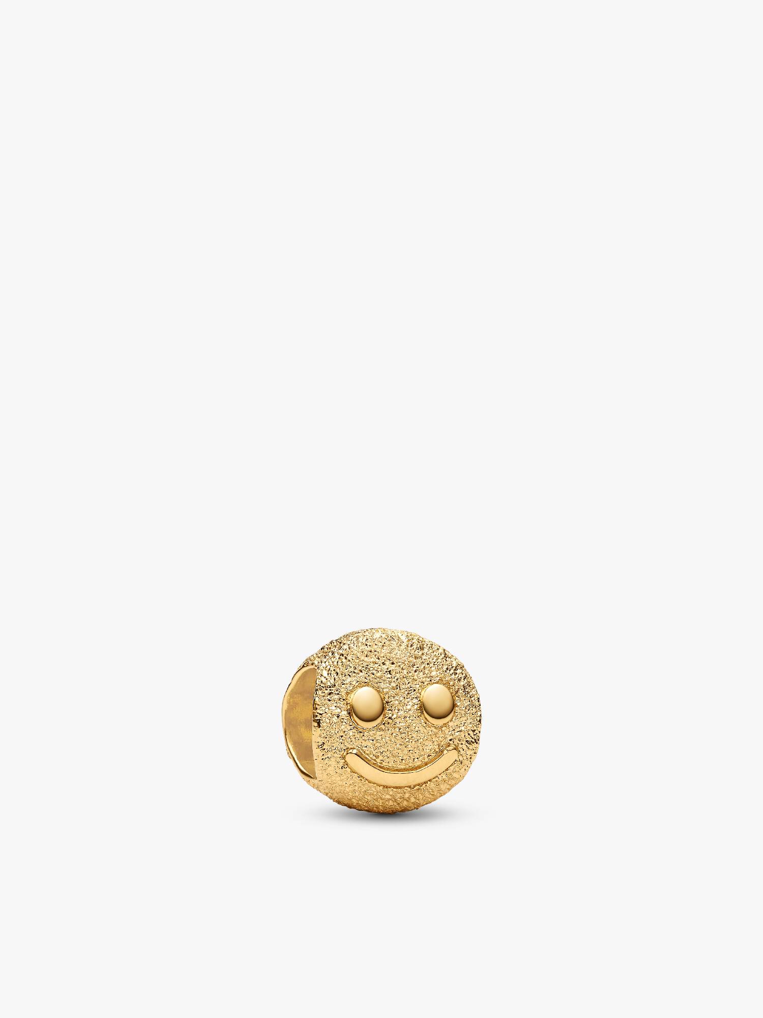Strukturiertes Glückliches Gesicht Mini-Charm