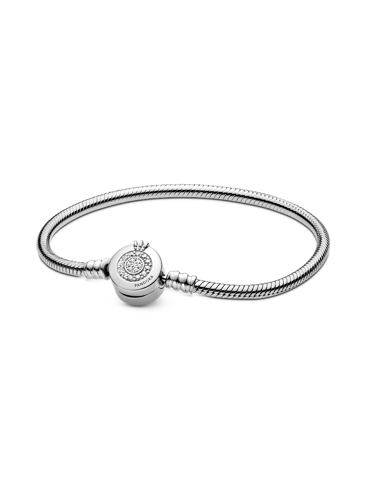 Funkelndes Crown O Schlangen-Gliederarmband