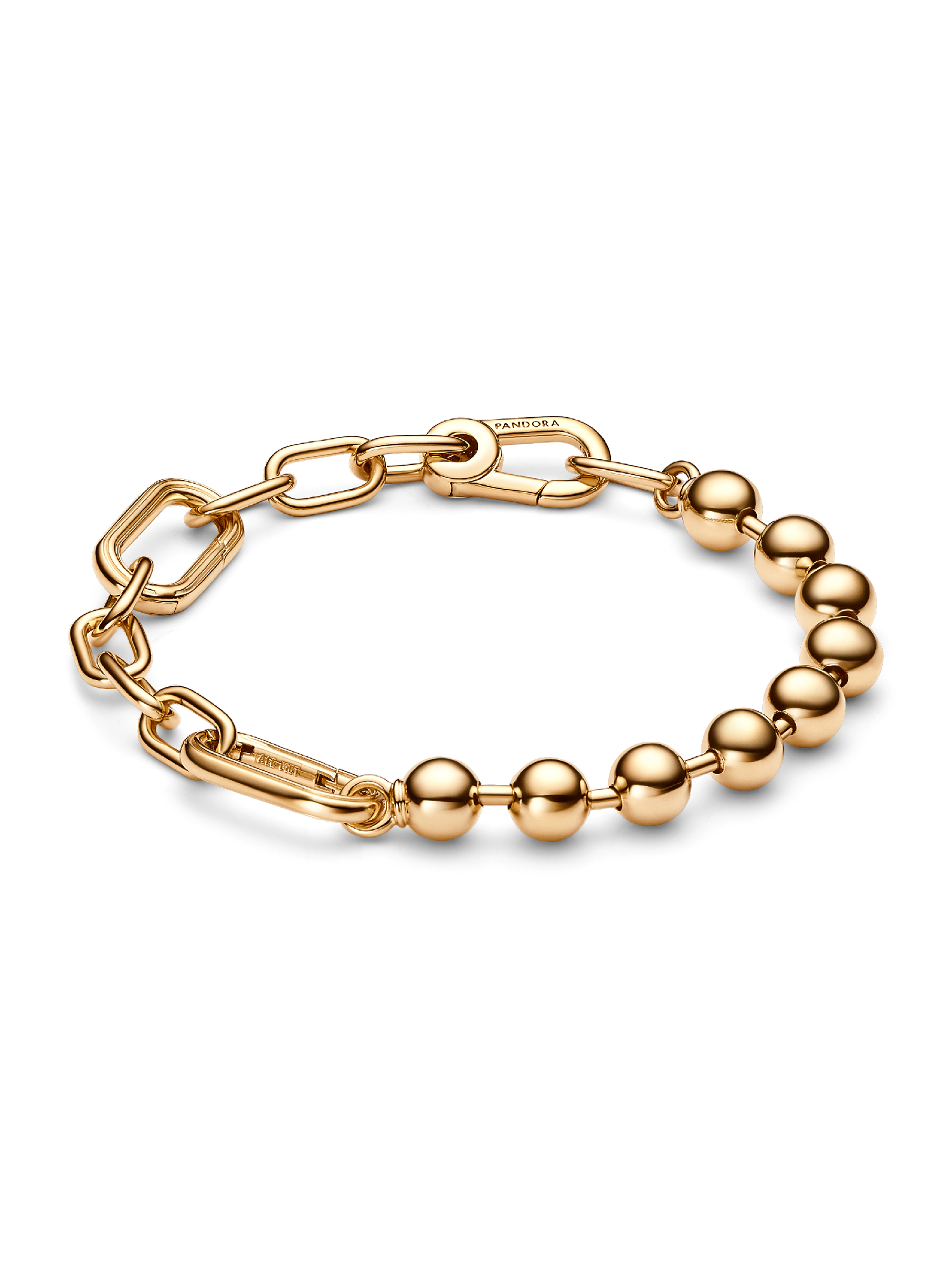 Metallperlen & Gliederkettenarmband