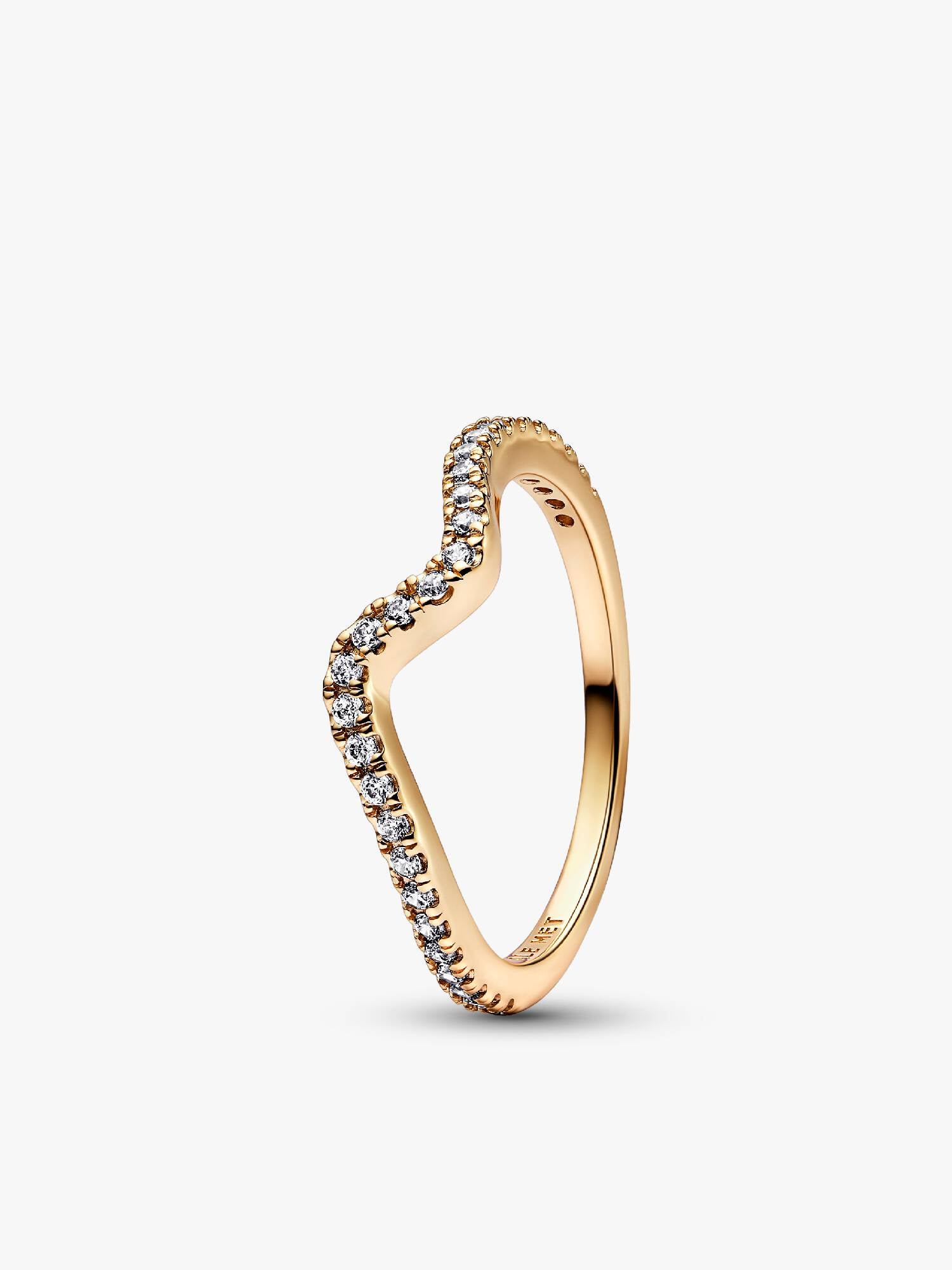 Funkelnde Welle Ring