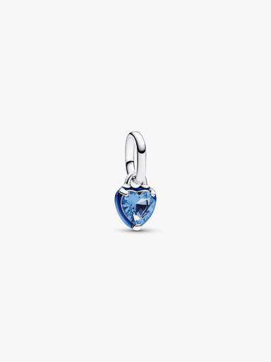 Mini charm pendente blu con cuori Il mio chakra Pandora ME
