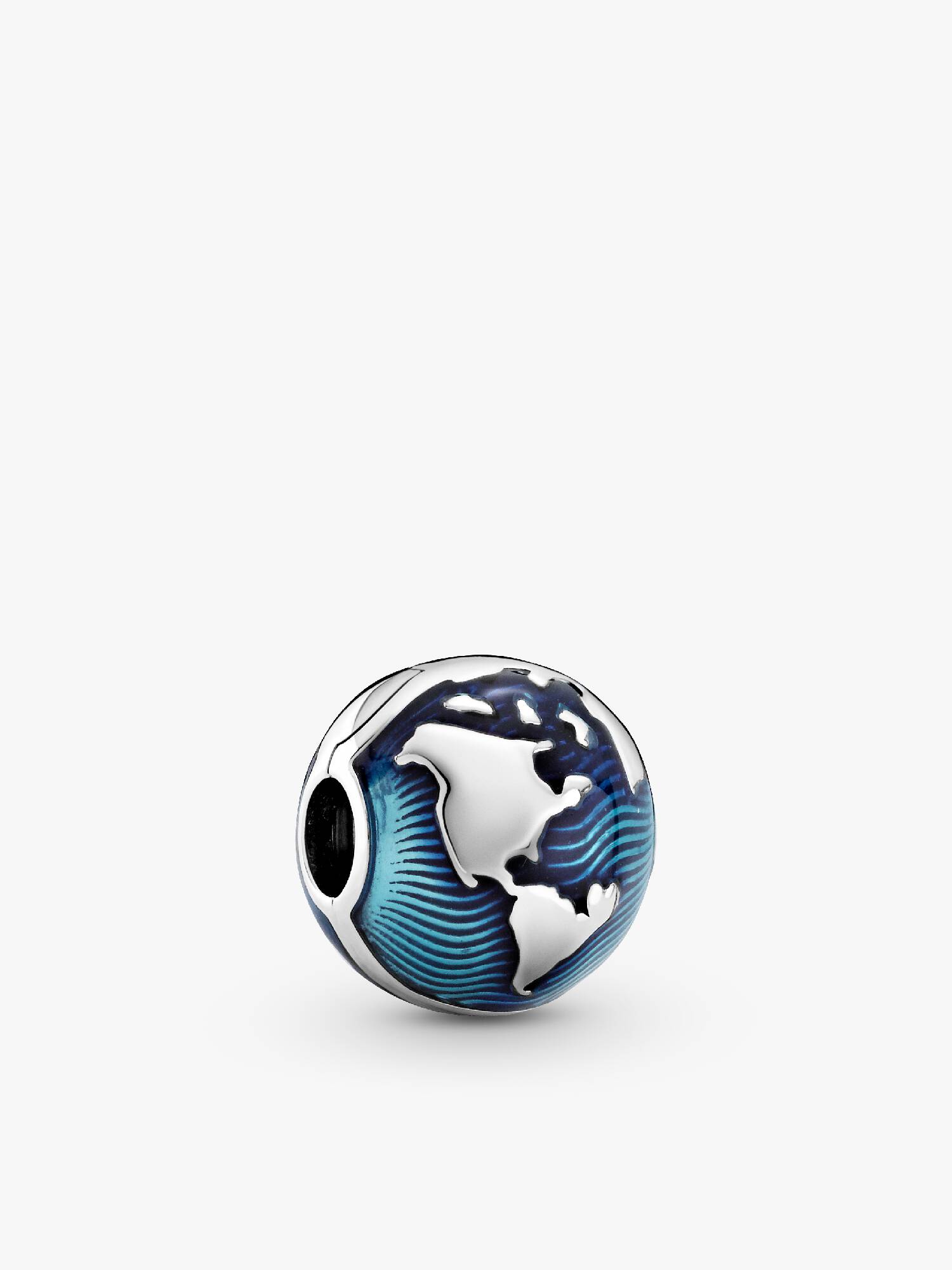 Blauer Globus Clip