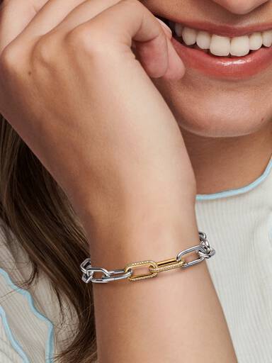 Pandora ME Styling Pavé Doppel-Link