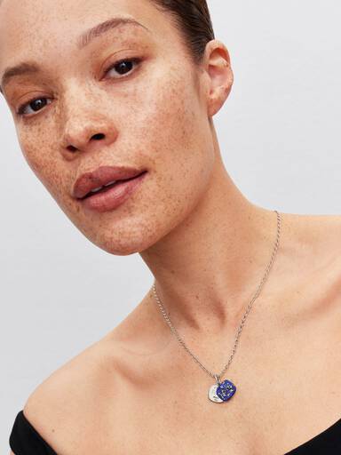 Charm Pendant Double Constellation d’Amour Bleu Céleste