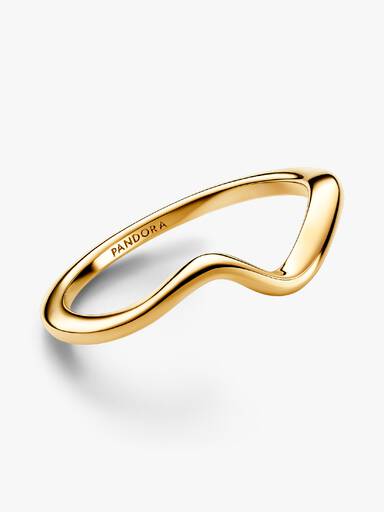 Polierte Welle Ring