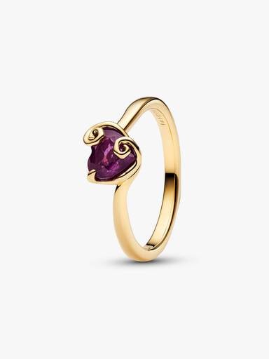 Disney, The Nightmare Before Christmas, anello con cuore viola Sally