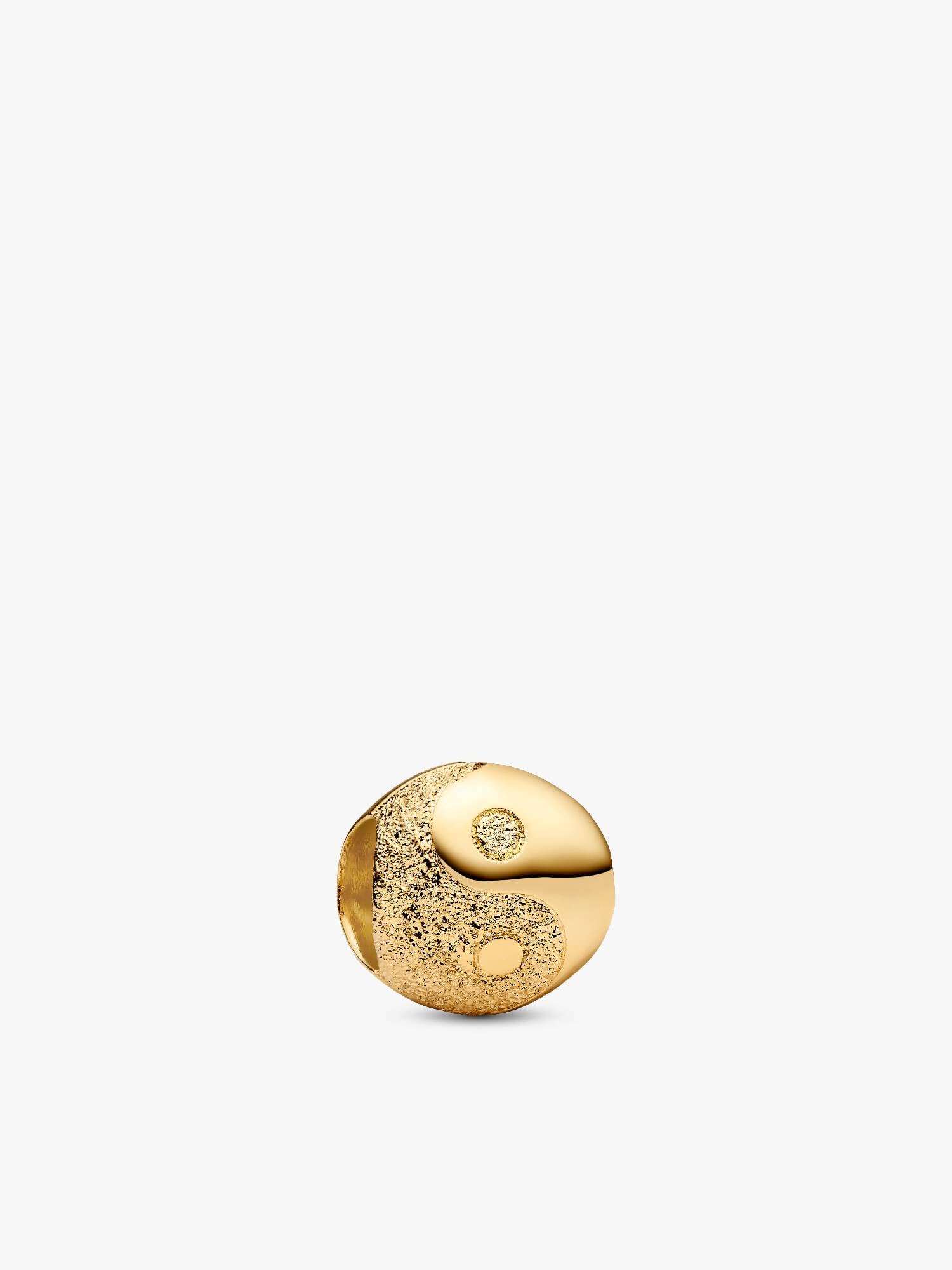 Strukturiertes Yin und Yang Mini-Charm