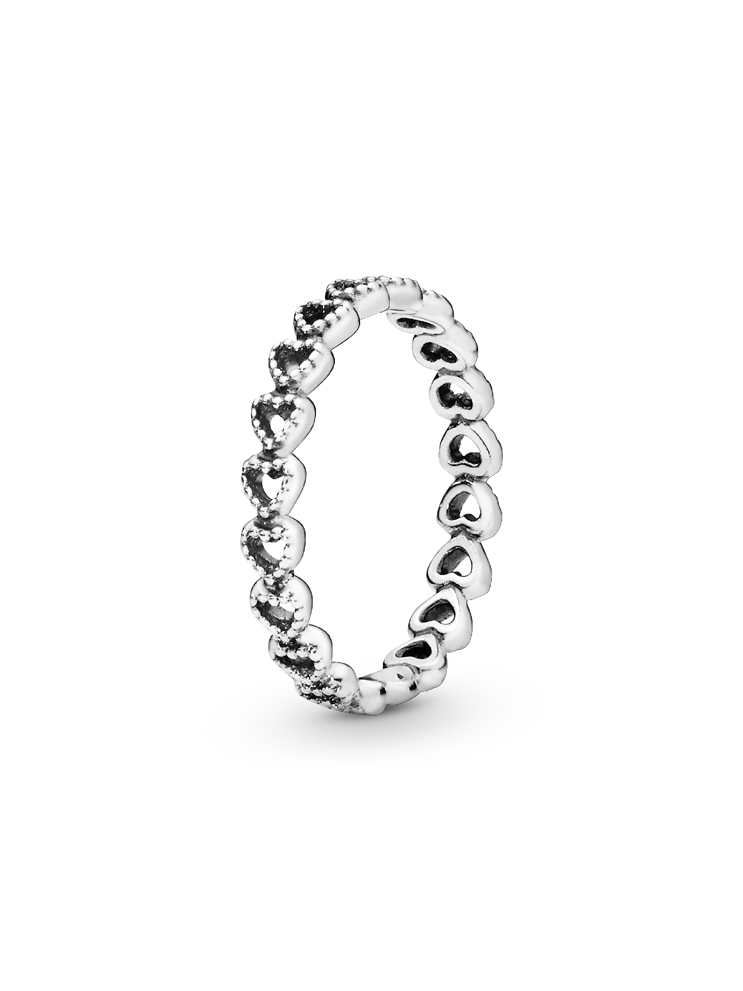 Bague Coeur En Argent Avec Quartz Et Breloque Pampille - Taille 50 - Occasion
