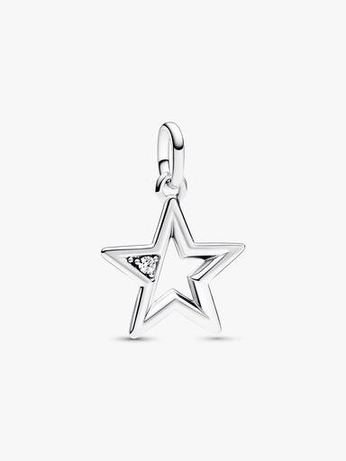 Pandora ME Funkelnder Stern Medaillon-Charm
