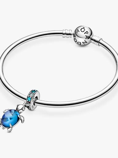 Meeresschildkröte Murano-Glas Charm-Anhänger