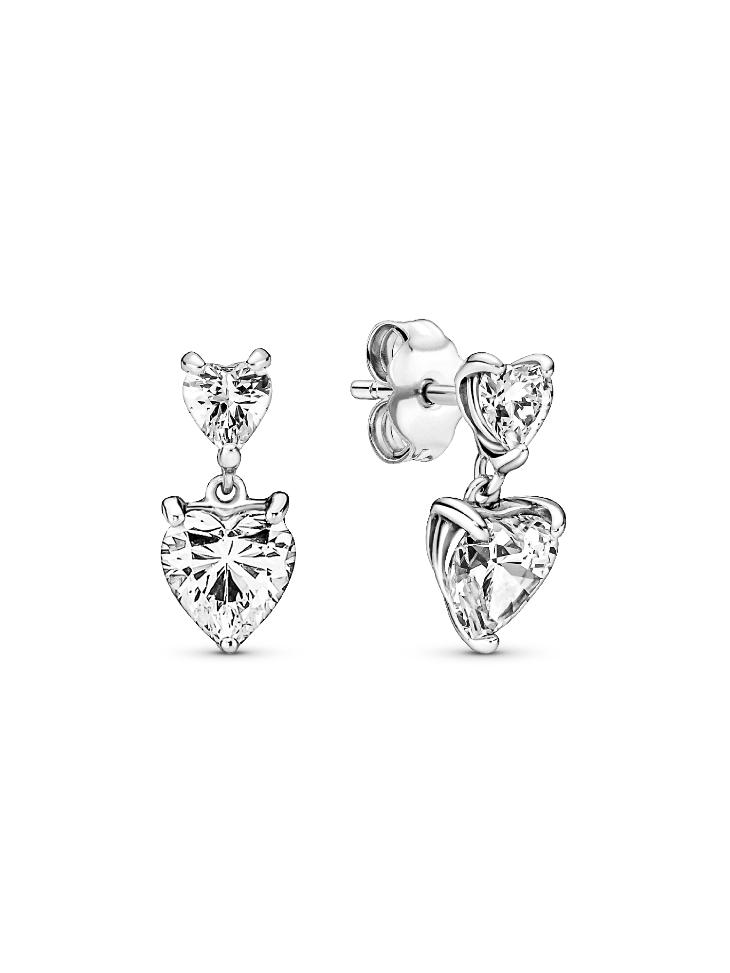 Helen De Lete Orecchini A Perno In Argento 925 Con Cuore Sanguinante - Regalo Donna