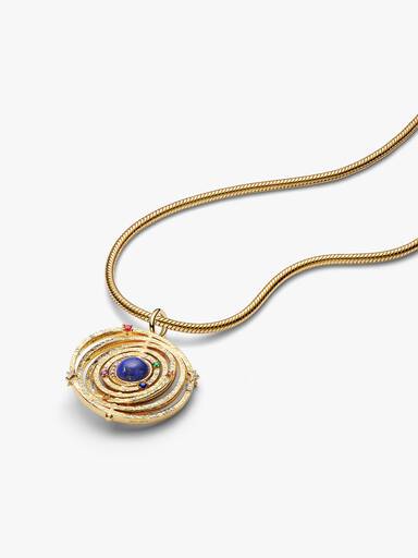 Charm Pendant Sphère Armillaire Tournoyante XL