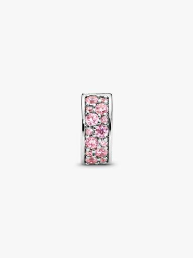 Charm Clip Pavé Rose