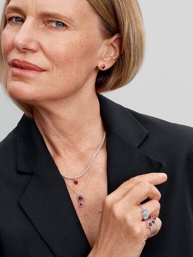 Gebrochenes Herz Mini-Charm-Anhänger