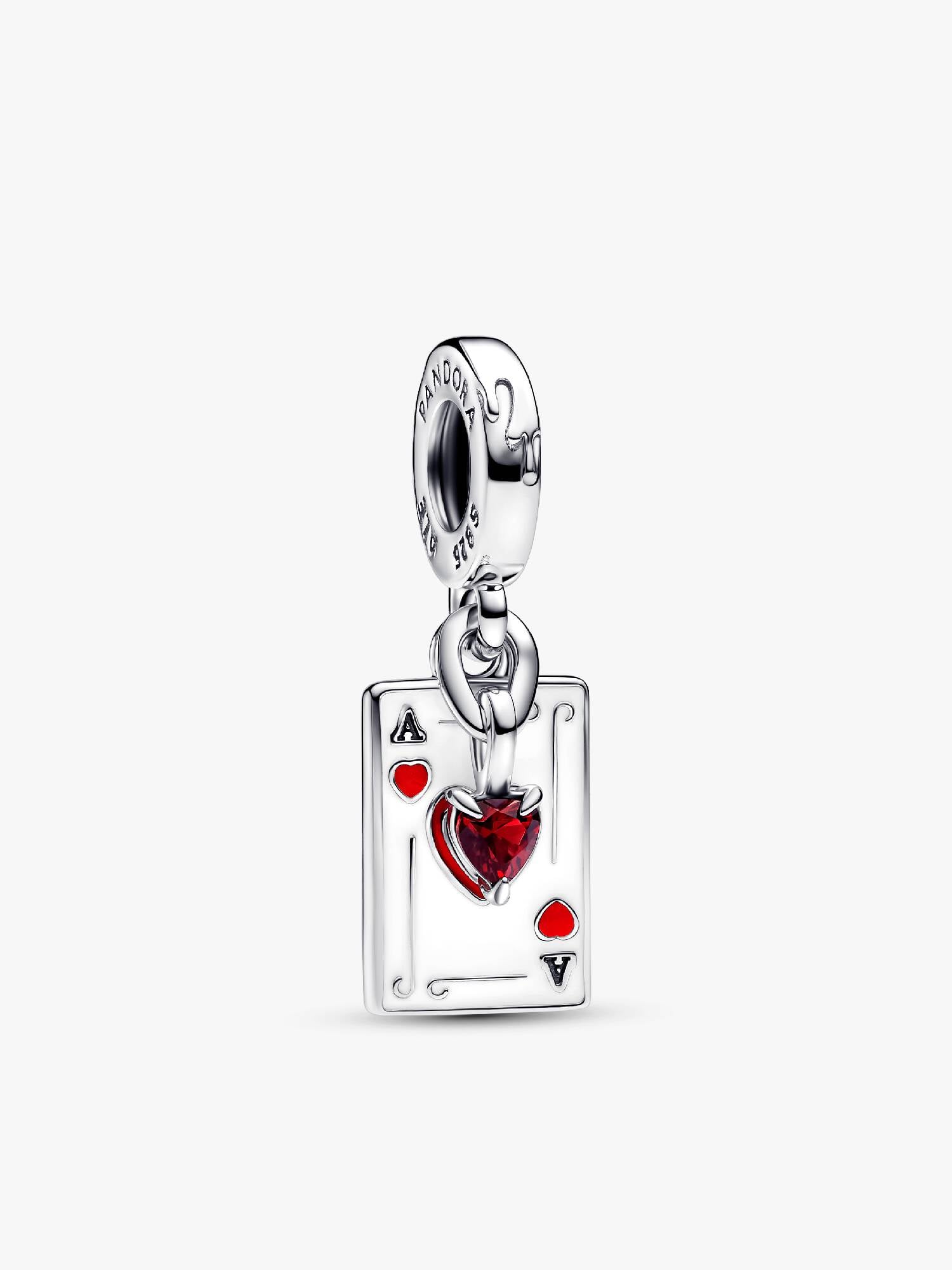 Charm Pendant Double Les Méchants de Disney Reine de Cœur